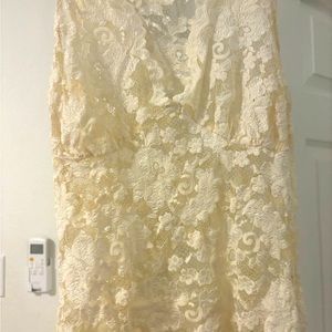 Stretch Lace camisole off white summer date night